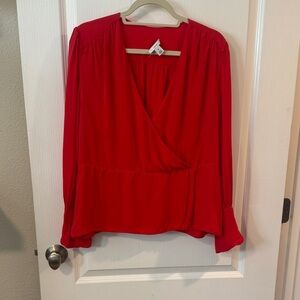 Elegant Red Women's Top